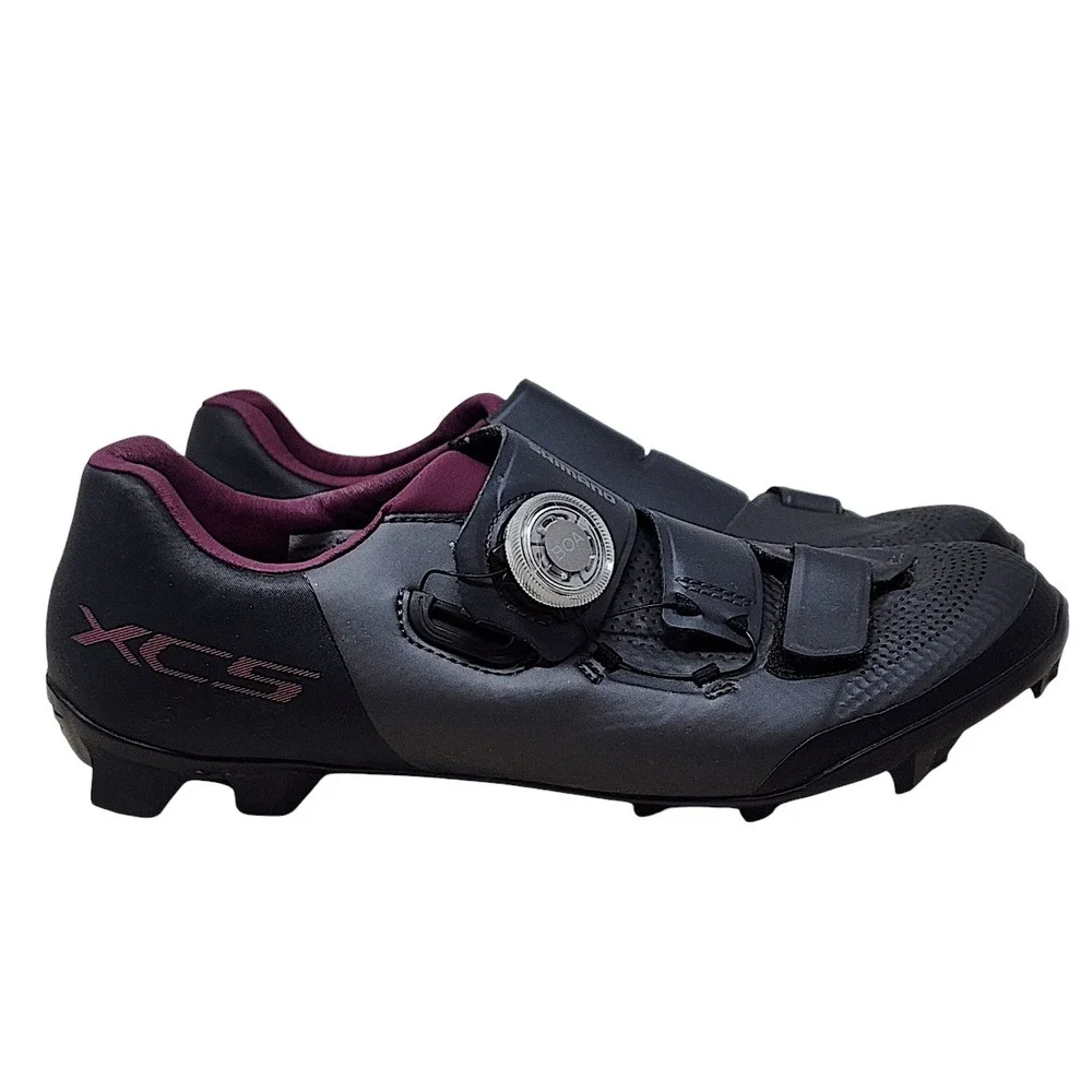 Shimano XC5 MTB BOA Cycling Shoes 40 Women 7.8 Black SH-XC502W Gravel Trail SPD